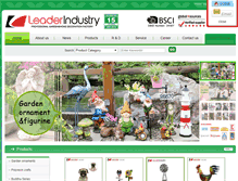 Tablet Screenshot of leaderindustry.com